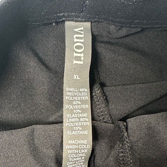 Vuori Shorts Mens XL‎ Black Fullerton Lined 2 In 1 Active Gym Training Stretch - Picture 5 of 10